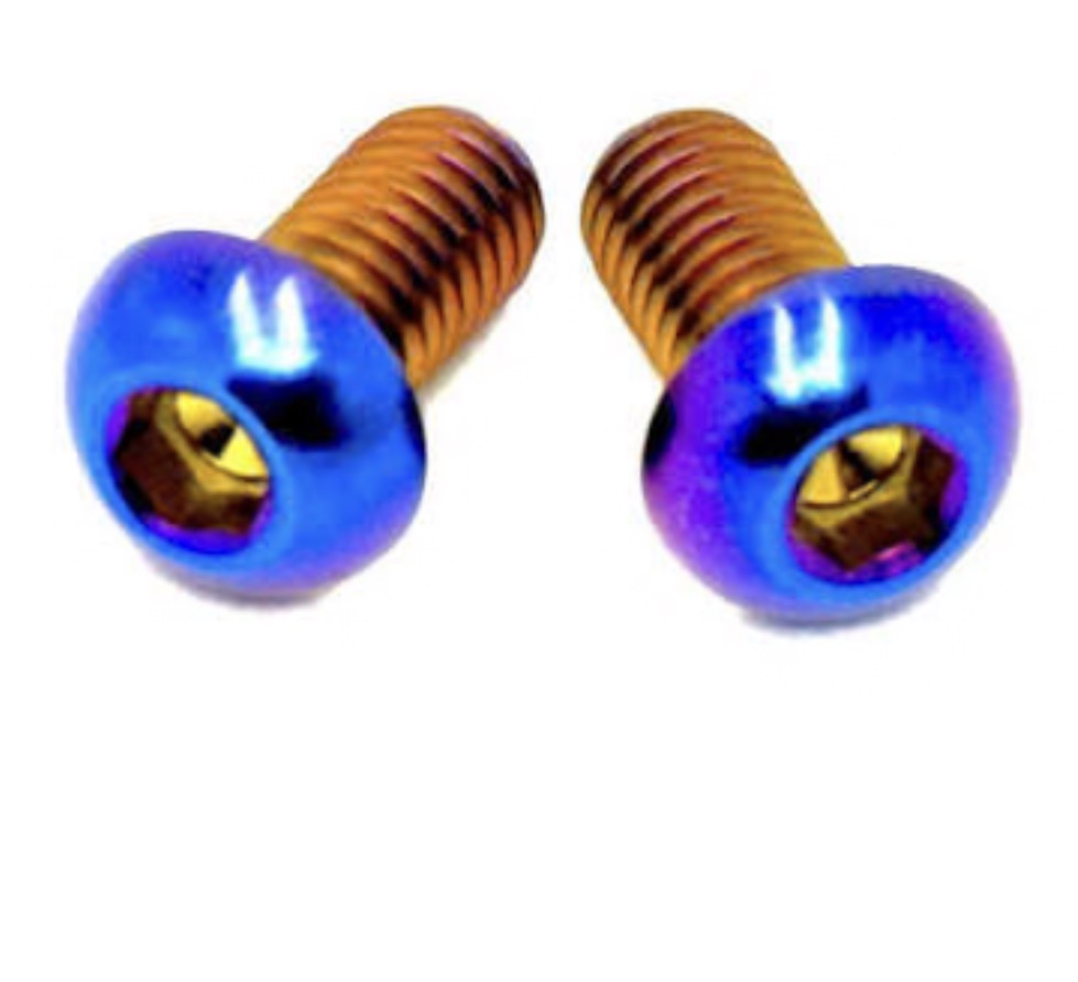 Formula break reservoir cap titanium bolts